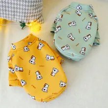 Толстовка для собак с героями мультфильмов, зимняя одежда для собак, пальто для собак, куртка, хлопковая одежда для бульдога, одежда для собак, одежда для домашних животных# LR3