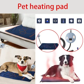 

New Waterproof Pet Cat Bed Heated Pad Dog Bed Warmer Electric Heating Mat Cushion Cat House Mascotas Cama Gato Hondenmand