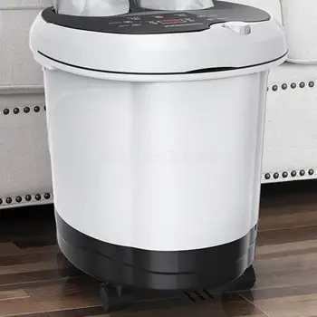 

9 Fully Automatic Foot Bathtub Foot-washing Electric Heating Foot-soaking Barrel Wu Xin Massage Foot Sole Household Deep Barrel