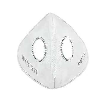 

10pcs/Lot PM2.5 Filter paper Anti Dust mouth face Mask Anti Pollution mask Activated carbon filter for Double Respirator masks