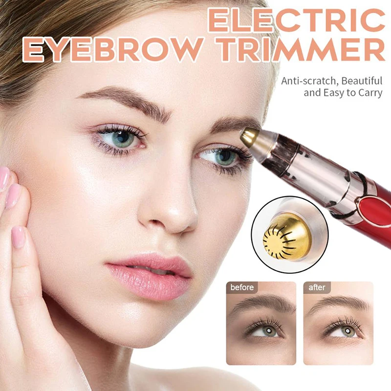 Electric Face Brows Hair Remover Epilator Mini Eyebrow Shaver Instant Painless Portable Epilator Dropshipping DFDF 2