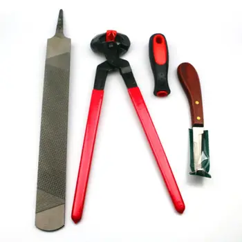 

3 Pcs/Set Horse Farrier Nipper Grooming Trim Shoeing File Rasp Handle Hoof Cutte Premium Quality