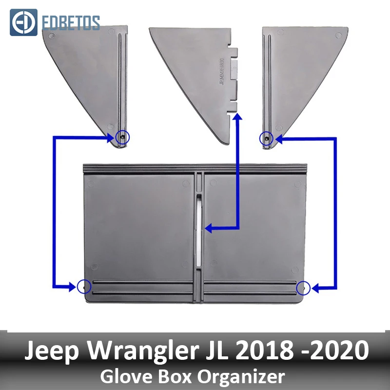 Органайзер для перчаток для Jeep Wrangler JL консоль Органайзер лоток для перчаток ящик для хранения аксессуары для уборки