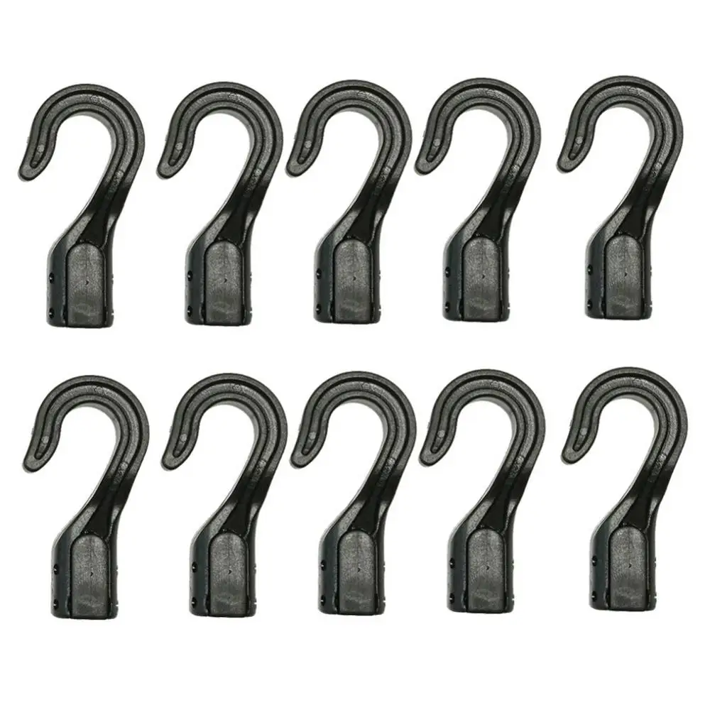 New Open End Cord Hooks Snap Boat Kayak Motorcycle Rope Buckle Camping Tent Hook Elastic Bungee Cord Straps Hook Buckle