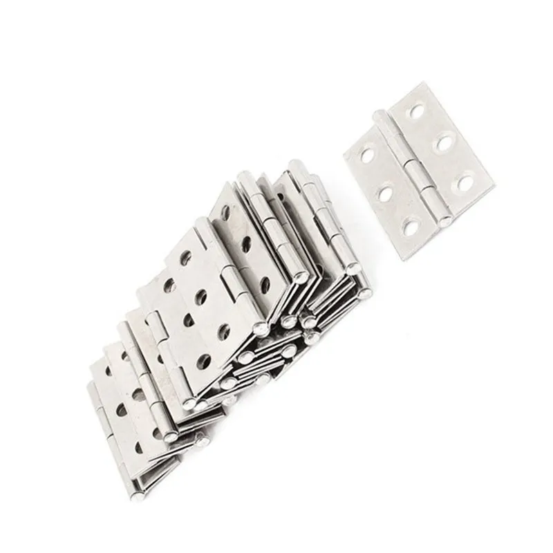 20 pcs stainless steel wardrobe cabinet door folded door hinge