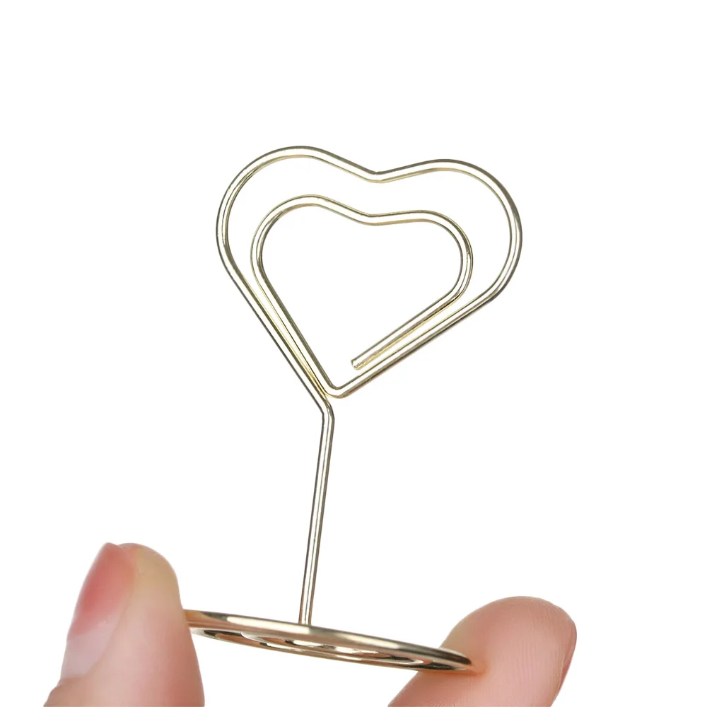 1 шт. украшение для свадебной вечеринки металлическое место держатель карт