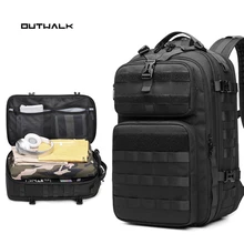 

50L Large Capacity Men Army Military Tactical Backpack Softback Outdoor Waterproof Bug Rucksack Hiking Camping Hunting Bags