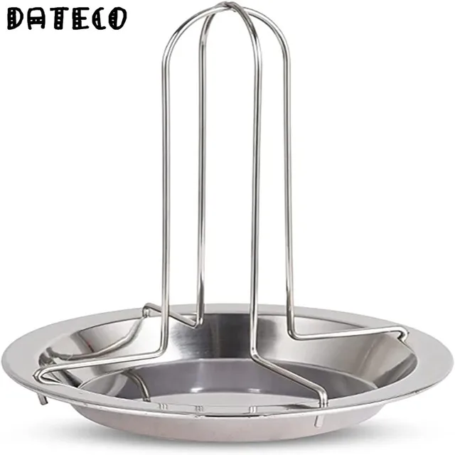 1Set Barbecue Grillezés Sütés Főző Edények Nem Tapadó Csirke Pörkölt Állvány Tál Bbq Kiegészítők Szerszámok Tisztító Kefe