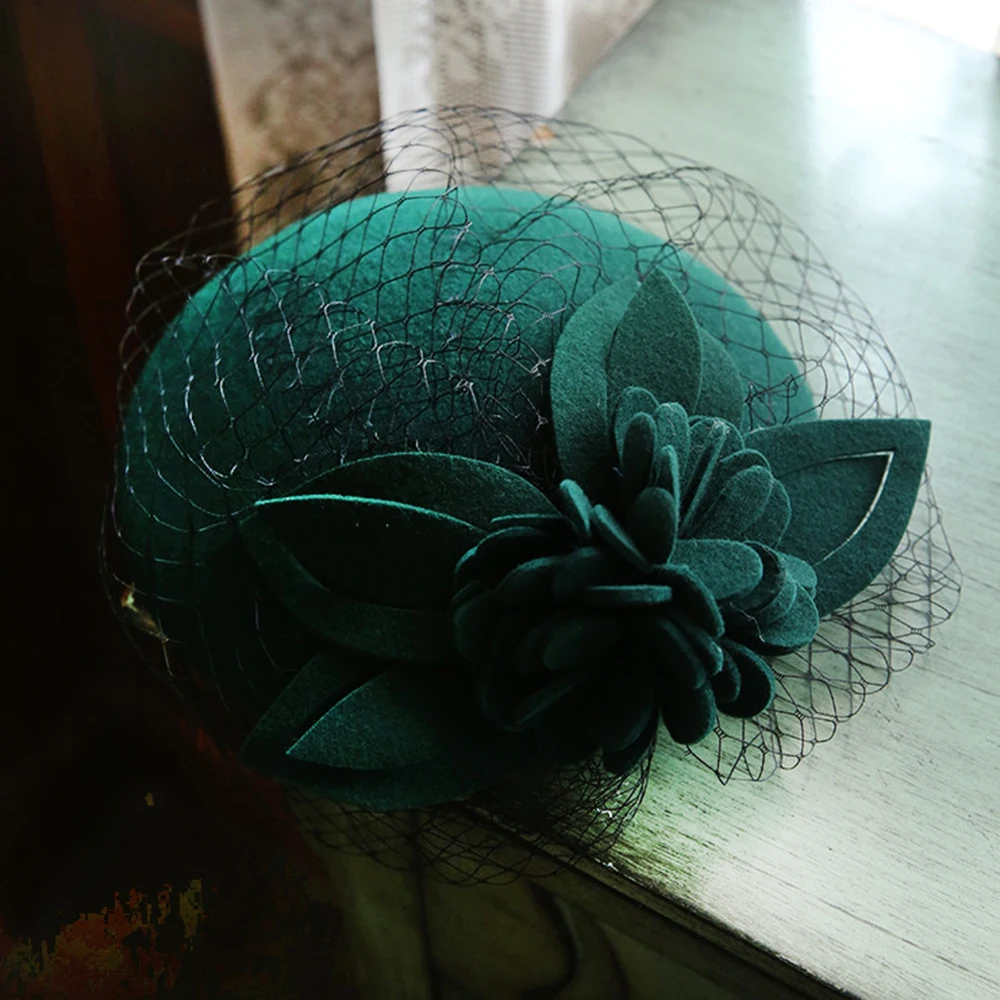 Очаровательные женские свадебные шляпы для федоры посещения церкви шляпа