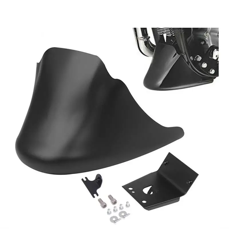 Motorcycle Black Front Bottom Spoiler Mudguard Air Dam Chin Fairing For Harley Sportster Xl Iron 883 1200 Models I.1219109912