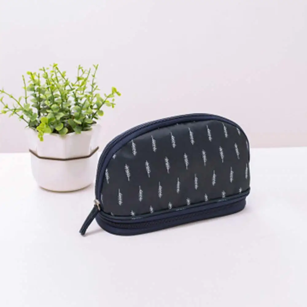 

Simple Makeup Bag Oxford Doeken Toiletry Bags Double Layer Colorful Canvas Cosmetic Storage Bag Creative Printing Protection