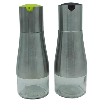 

Stainless Steel Oil Bottle Big Oil Inlet Olive Oil Dispenser Vinegar and Soy Sauce Oil Vinegar Bottle Oil and Vinegar Bottle Bla