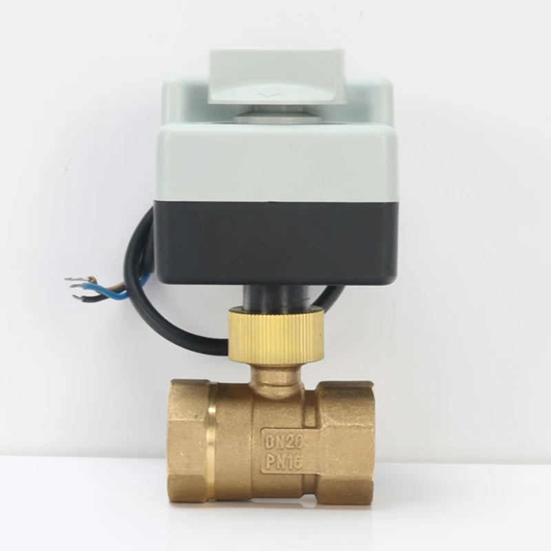 Саморегулируемый Электрический шаровой клапан DN15 DN20 DN25 AC220V трехпроводный