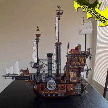 

In stock Pirate Ship Series Metal Beard-Sea Cow 70810 16002 Building Block 2741Pcs Bricks Ideas Caribbean Movie 83002 22001
