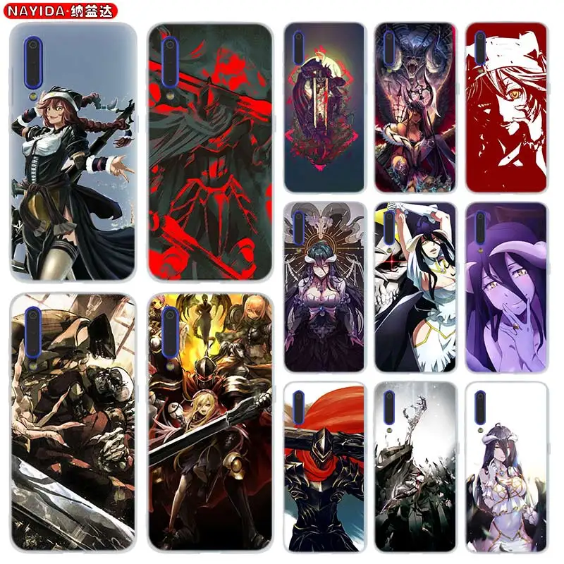 Soft Silicone Case For Xiaomi 11 10 9 8 A2 A3 CC9 Lite POCO X3 Pro 6X 10i 9se Cover Overlord II Albedo New Arrival | Мобильные