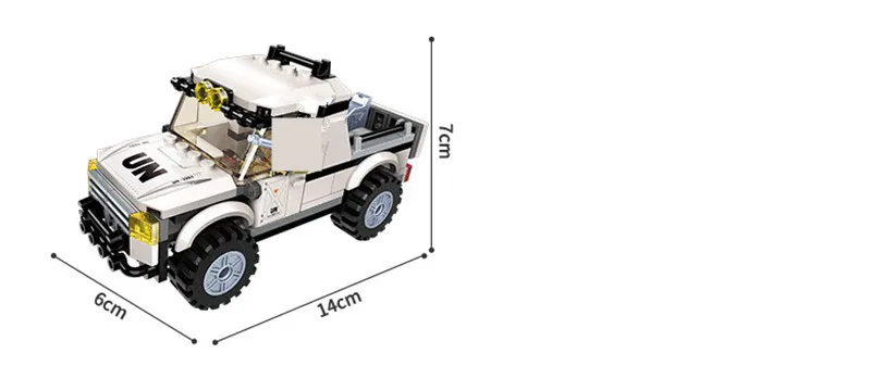 Enlighten 128 шт военные строительные блоки силы для поддержания мира Thunder Mission Car Brinquedos