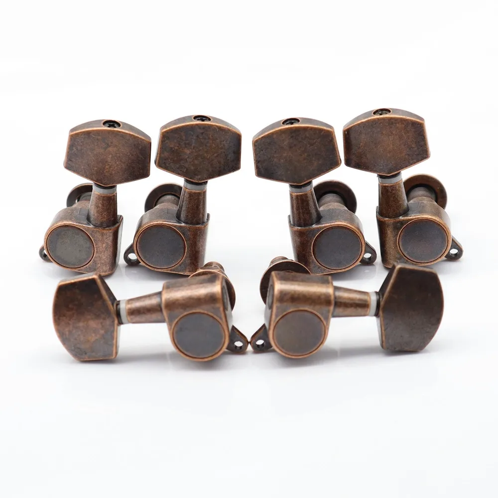 1set Guitar Tuning Pegs Tuners Machine Head Square Shape Handle Guitar