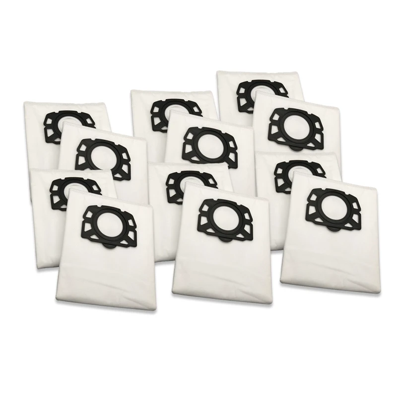 

12 PCS Dust Bag Vacuum Cleaner Dust Bag for Karcher Mv4 Mv5 Mv6 Wd4 Wd5 Wd6 Washable Vacuum Cleaner Bag