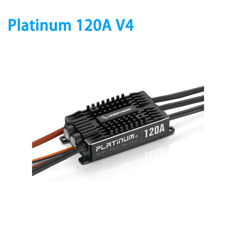 Hobbywing Platinum 60A/80A/120A/130A/200A V4 серия бесщеточный BEC ESC 3-14S для вертолетов с фиксированным крылом