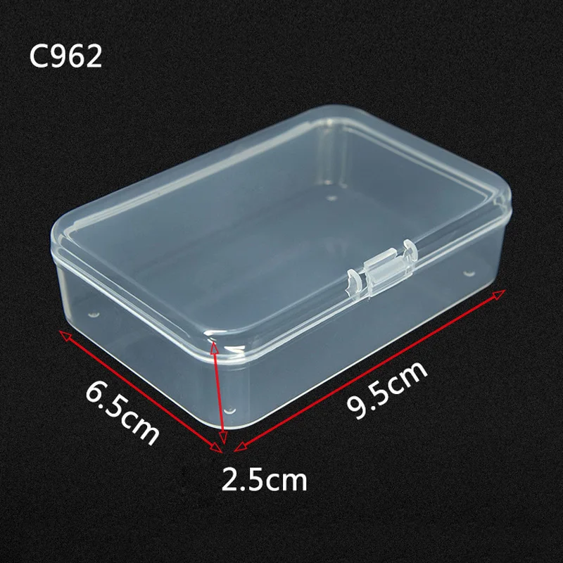 

Clear Transparent Plastic Storage Box With Lid Collection Container Case Plastic Storage Box