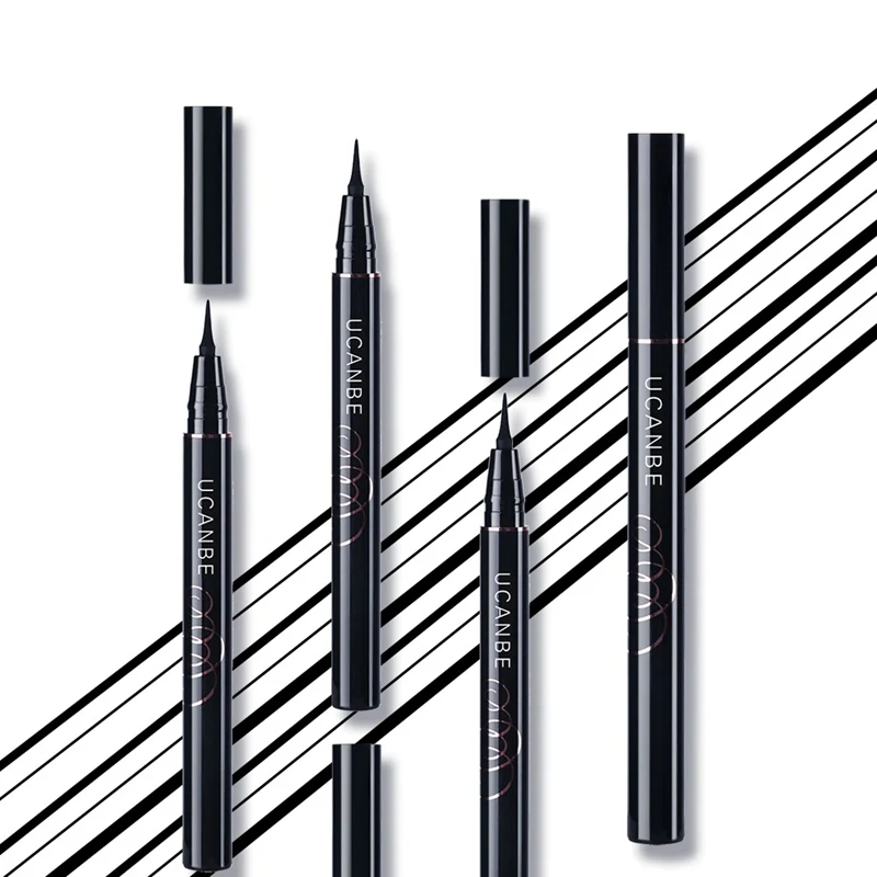 Cool Black Quick-drying Eyeliner Long-lasting Waterproof Smudge-proof Liquid Eyeliner