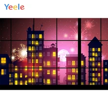 Yeele Photozone For Baby Building Night Light Bokeh Super Poster Photography Backgrounds Photographic Backdrop Photo Shoot Props