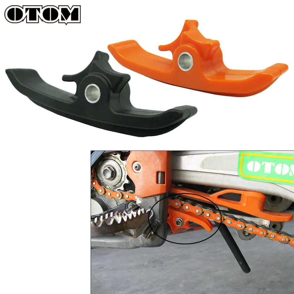 OTOM Motorcycle Swingarm Chain Slider Sliding Guide Brake Hose Clamp For KTM SX F SMR XC XCF 125 150 250 350 450