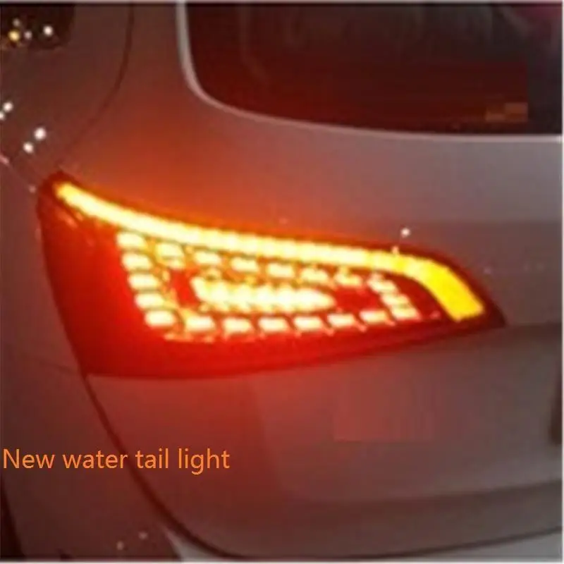 Запчасти Drl боковой указатель поворота Neblineros Para авто светодиодные дневные ходовые огни в сборе Cob автомобильное освещение задние фонари 17 18 для Audi Q5