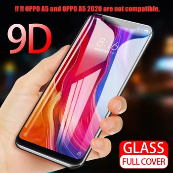 Перейти на Алиэкспресс и купить 9D закаленное стекло для OPPO A3 A3S A5 A7 AX5 AX7 A5S C1 защита экрана полное покрытие для F5 F7 R15 R17 Pro Полное покрытие пленка