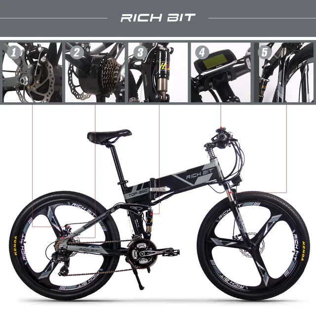 Vélo Pliant électrique Velobecane Snow - 250W - 36V 15Ah - Pliable - Occasion