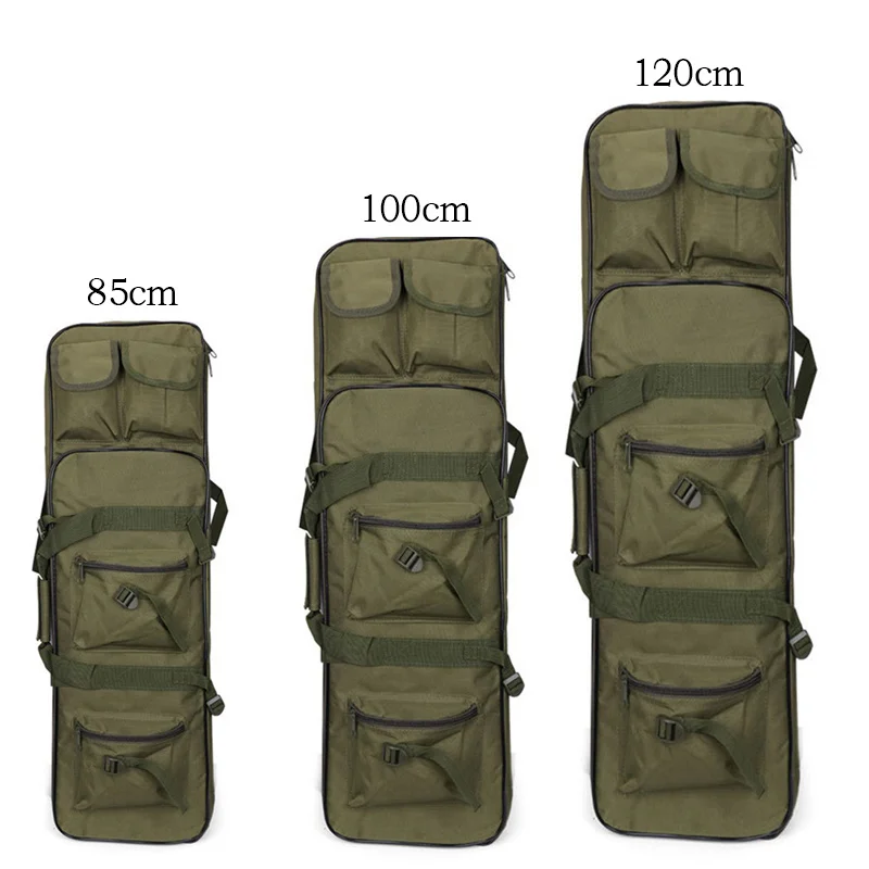 

Desert 85cm 95cm 120cm Tactical Hunting Backpack Dual Rifle Square Carry Bag with Shoulder Strap Gun Protection Case Backpack