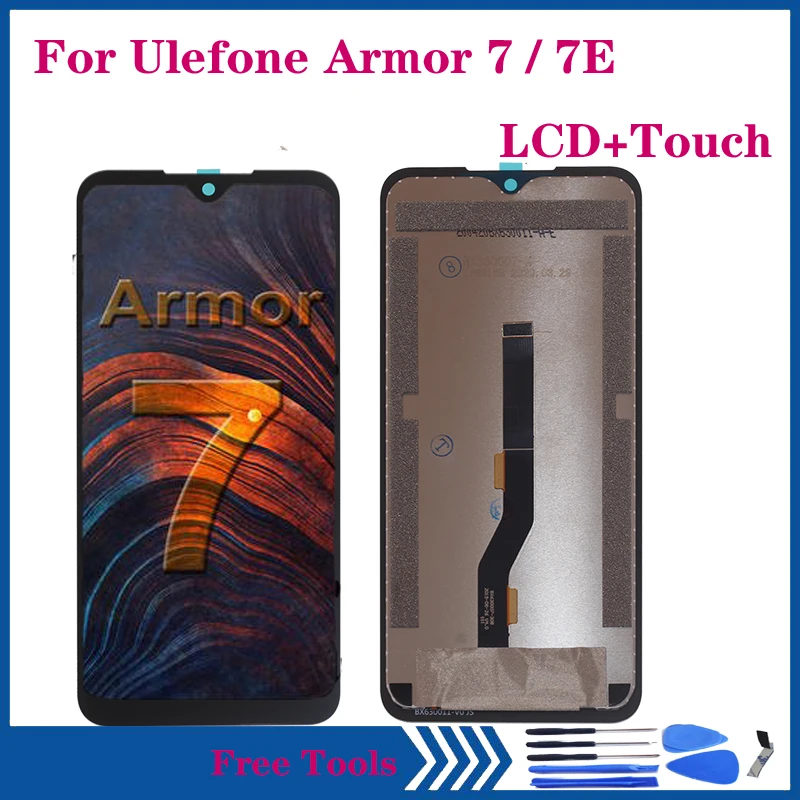 

Original Display For Ulefone Armor 7 LCD Display Touch Screen Digitizer Assembly for Ulefone Armor 7E Repair Kit