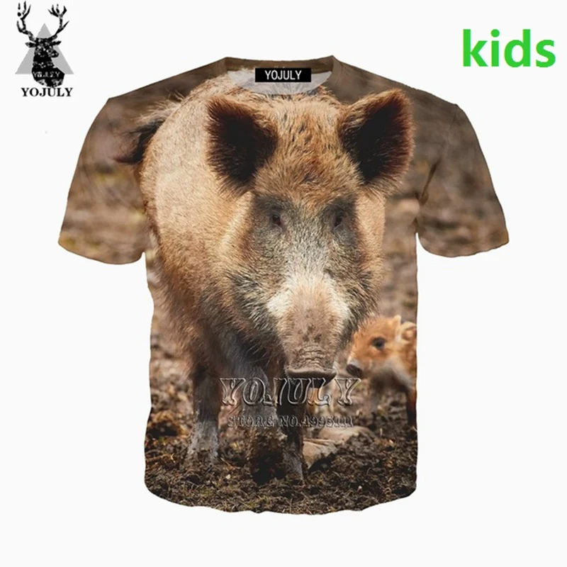 YOJULY/Харадзюку, кавайная футболка с 3d принтом для мальчиков и девочек-подростков Модные футболки с короткими рукавами, детская одежда Modis A572