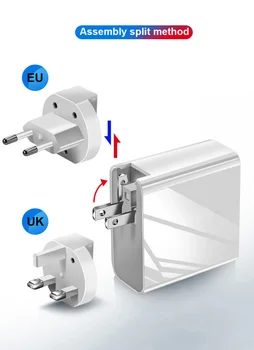 

48W Type PD C Multi Quick Charger USB Charger For Samsung IPhone Huawei Xiaomi Tablet Switch QC 3.0 Wall US EU UK Plug Adapter