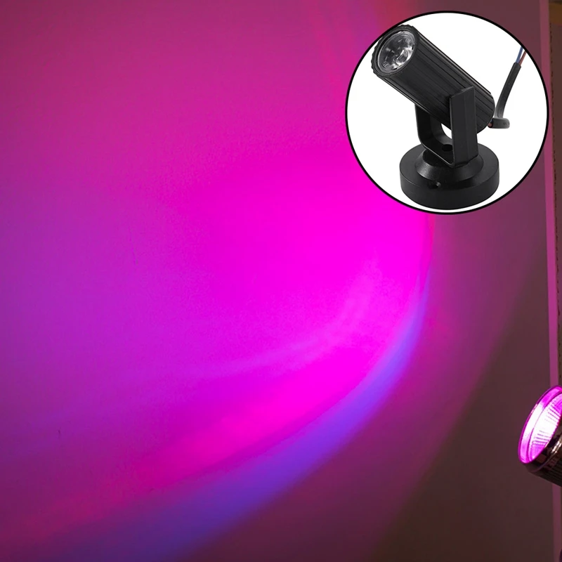 Модный 3 цвета светильник сценический свет rgb Светодиодный для настроения Ktv