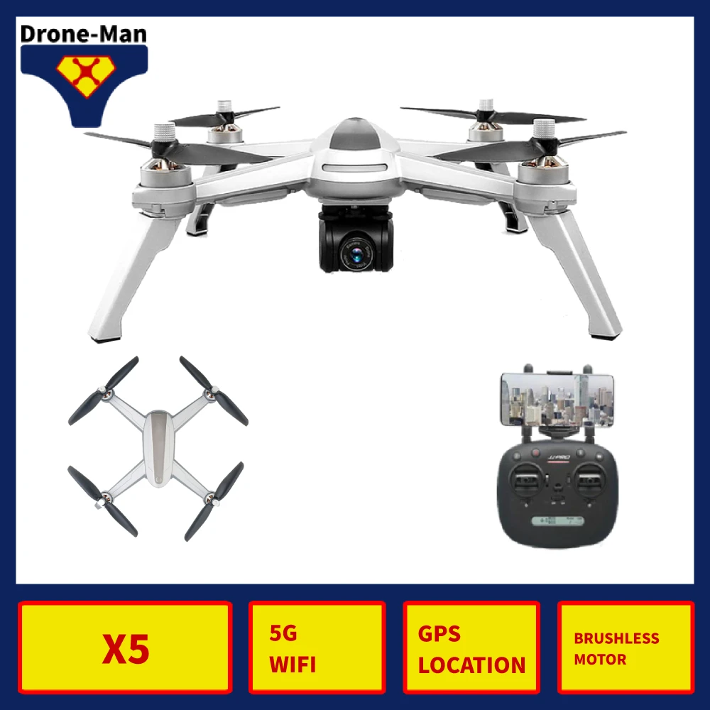 X5 профессиональная камера Дрон 1080P gps 5G wifi HD FPV Дрон на ру воздушный Квадрокоптер вертолет селфи игрушки малыш долгий срок службы батареи
