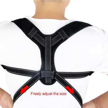 

Back Shoulder Posture Strap Invisible Adjustable Adult Kids Corset Spine Support Belt EK-New