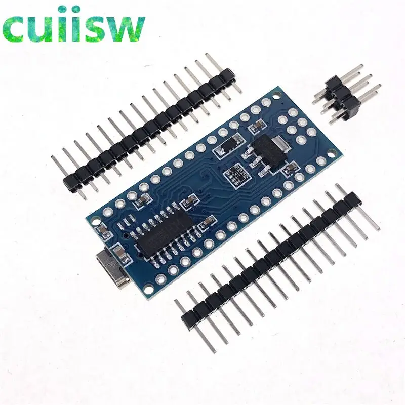 Arduino Development Board Arduino Controller Arduino Module Arduino Starter Kit Arduino DIY Kit Arduino Development Kit Mini USB CH340 Nano 3.0 ATmega328P Controller Board Compatible For Arduino Nano CH340C USB Driver V3.0 ATmega328