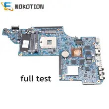 NOKOTION 705188-001 материнская плата для ноутбука hp pavilion DV6 DV6-6000 основная плата HD3000 1 ГБ графика полный тест