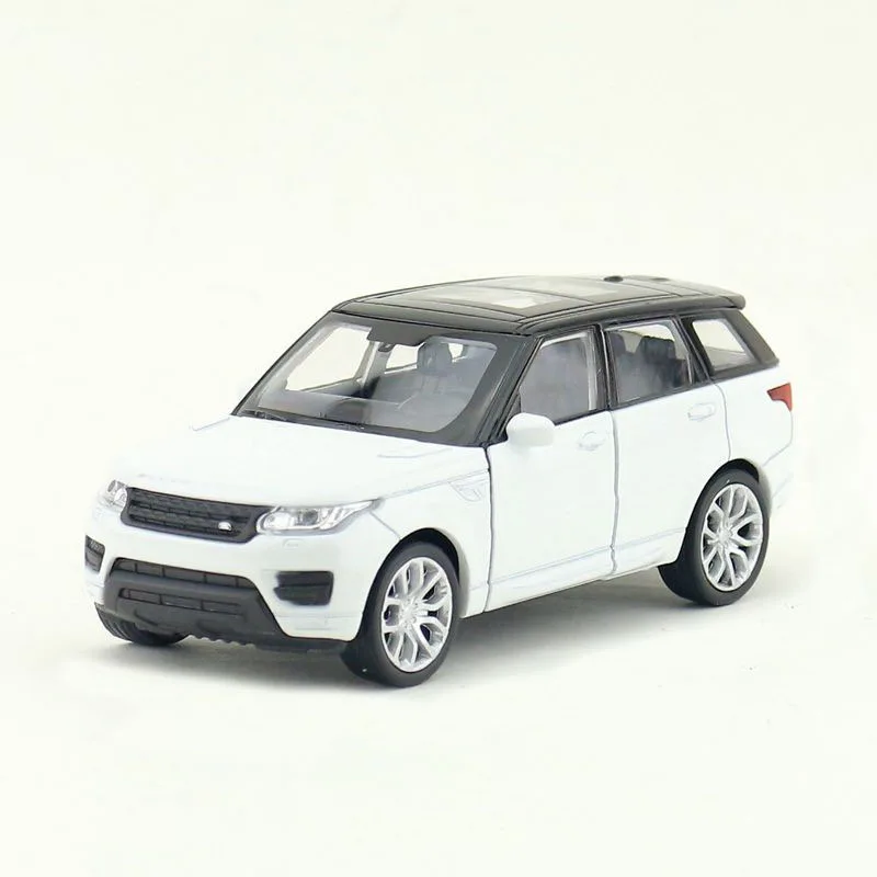 WELLY 1:36 шкала диапазон Спорт SUV литая модель оттягивающийся спортивный автомобиль для детей Коллекция подарков - Цвет: Белый