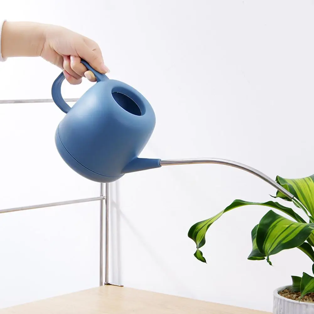 HobbyLane Garden Kettle Tool Long Mouth Stainless Steel Water Cans Home Plant Pot Watering Device Can |