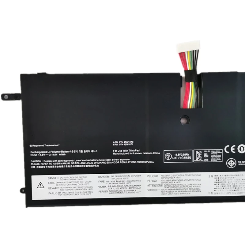 Bateria para Lenovo Thinkpad x1 Carbono 45n1070 45n1071 X1c 3443 3444 3448 3460 Tp00040a 344325c 3443ab2 3448ca6 20a7a 20a8a 20bta - Imagem 2