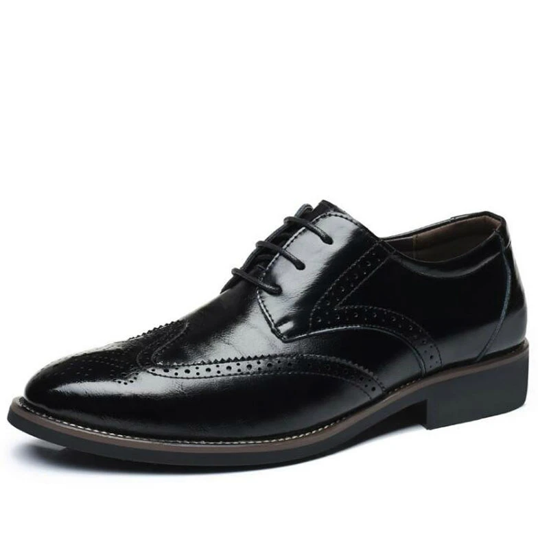 Роскошные туфли-оксфорды; Туфли-броги для свадебной вечеринки; Schoenen Mannen Kleding Schoenen Echt Lederen Formele Zakelijke AS-119