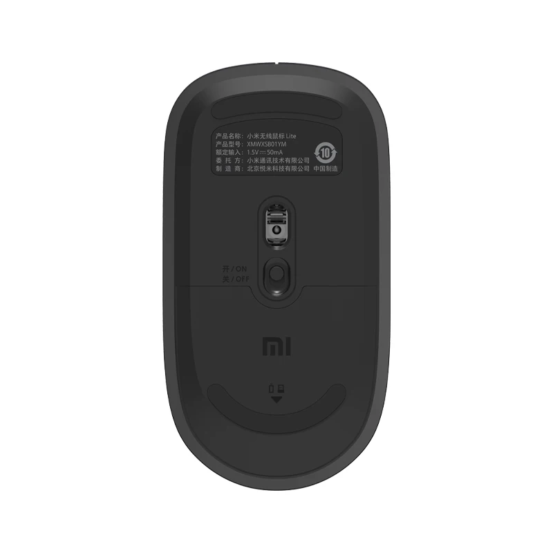 Xiaomi беспроводная мышь Lite 2,4 ГГц 1000 dpi перезаряжаемая ультратонкая компьютерная мышь портативная компьютерная мышь для ПК ноутбука