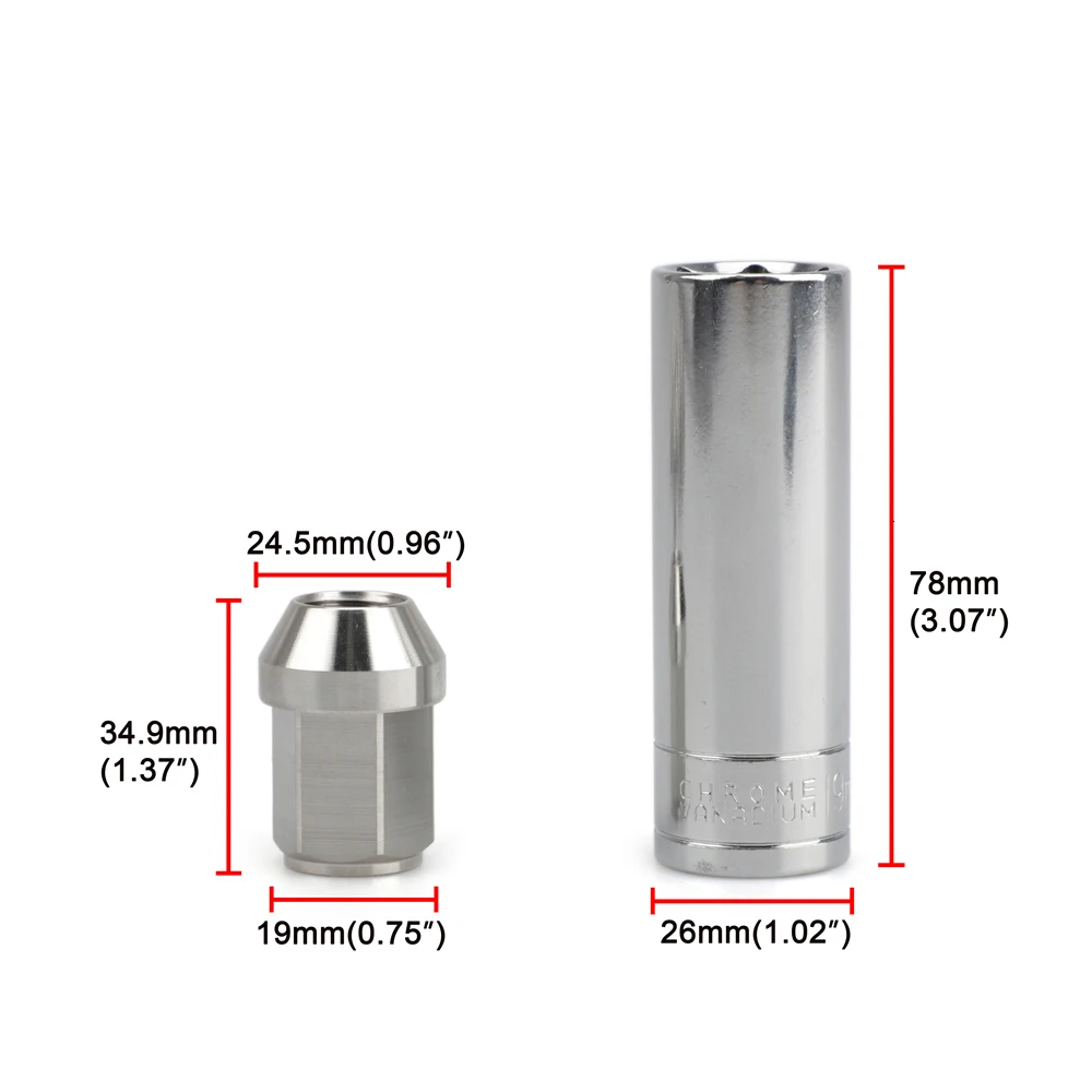Оригинальные цвета 20 шт. гайки m12* 1,25 m12* 1,5 m14* 1,5 колесные гайки шестигранные 19 мм Длина 35 мм Aftermarket 304 нержавеющая сталь