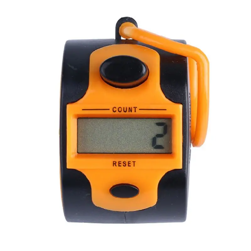 

Digital Hand Tally Counter 5 Digit Manual Press Clicker LED Backlight Recorder G8TB