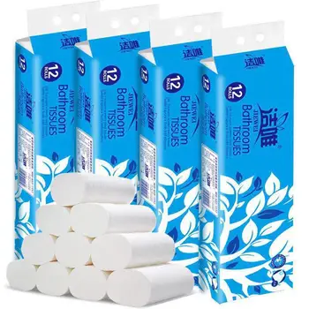 

Coreless Paper Soft And Thick Four Layers Water Absorption Not Easy To Break Fine Breakpoint Leveling 12 Pcs/Bag