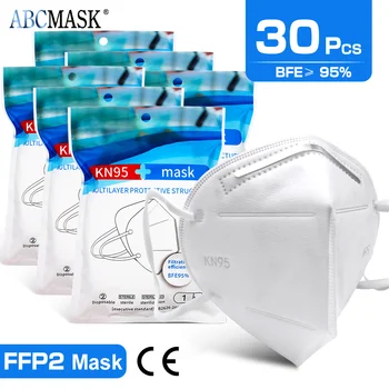 

kn95 Respirator CE FFP2 KN95 Dustproof Anti-fog And Breathable Face Masks Filtration Mouth Mask Reusable Mouth Cover Mascarillas