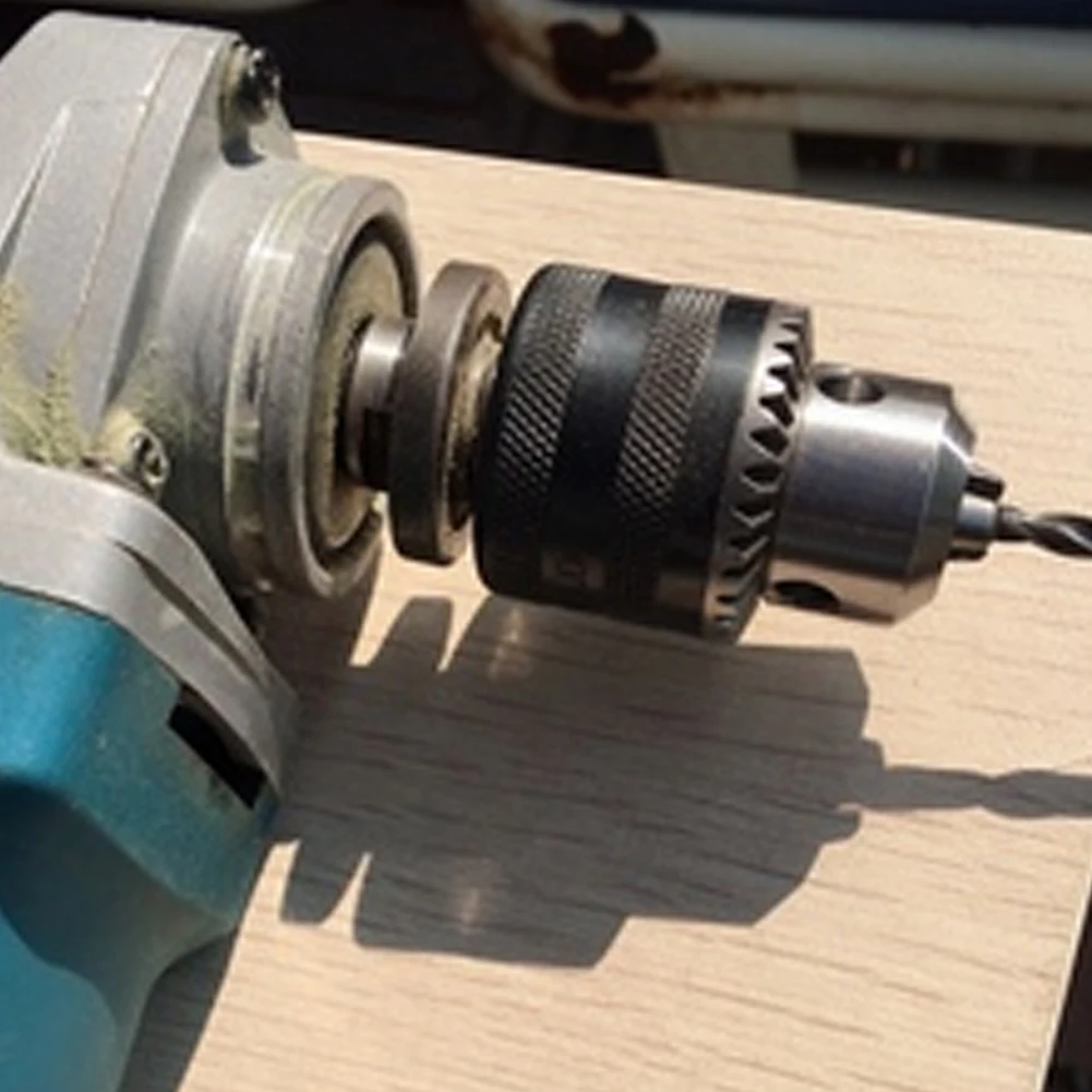 4Inch Electric Angle Grinder To Electric Drill Chuck 10mm Chunk Holder Drill Convert Adapter Collet 1.5 Coarse Thread Accessory
