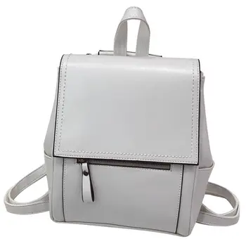 

Korean Style Backpack Women Leather Multi-Purpose Fashion Simple